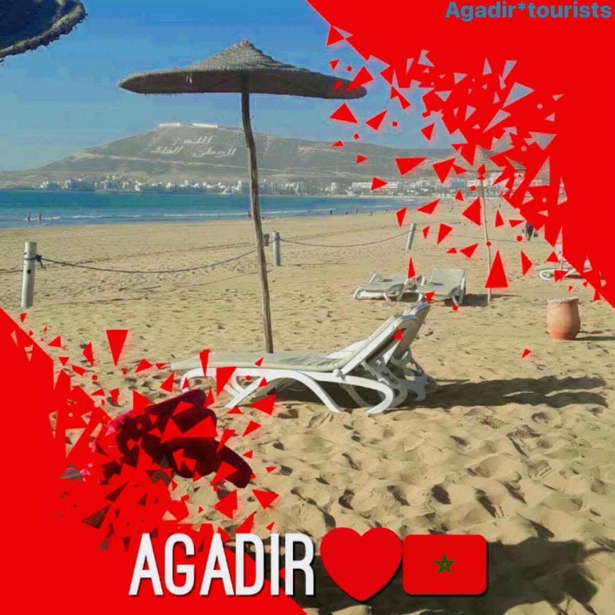 Appartement Deluxe Avec Piscine Privee Agadir Exteriör bild